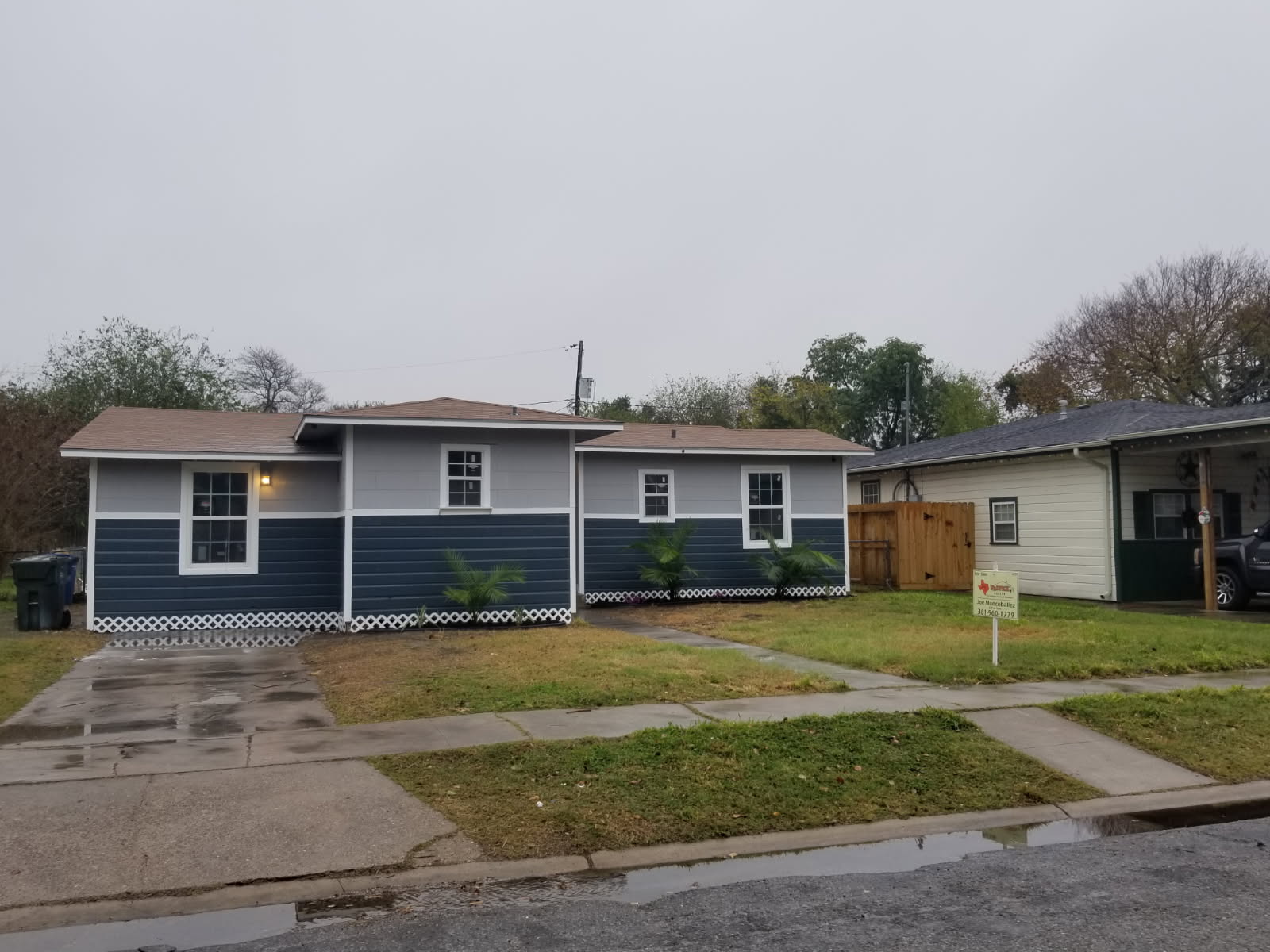 Street view of a renovated Corpus Christi home listed by Joe